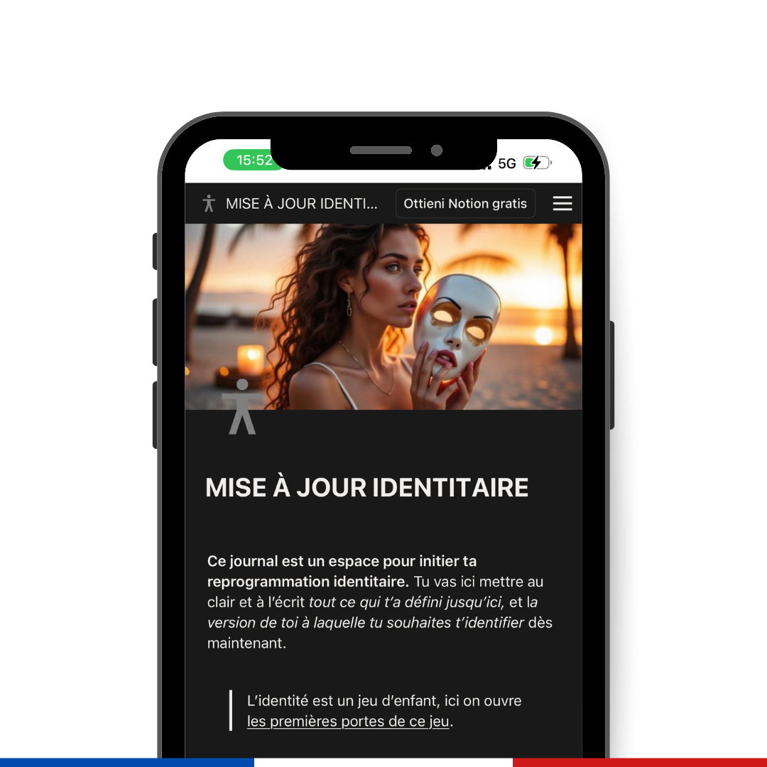 MISE À JOUR IDENTITAIRE - Journal privé